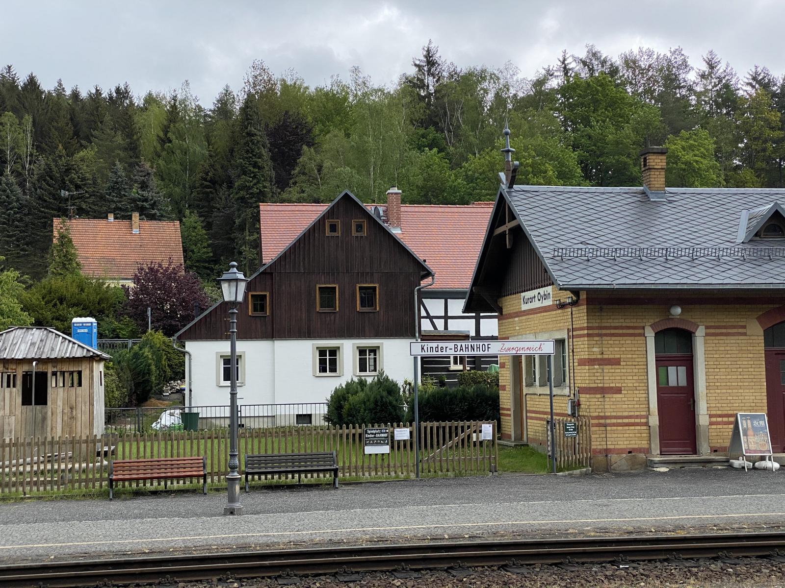 Ansicht vom Bahnhof Oybin